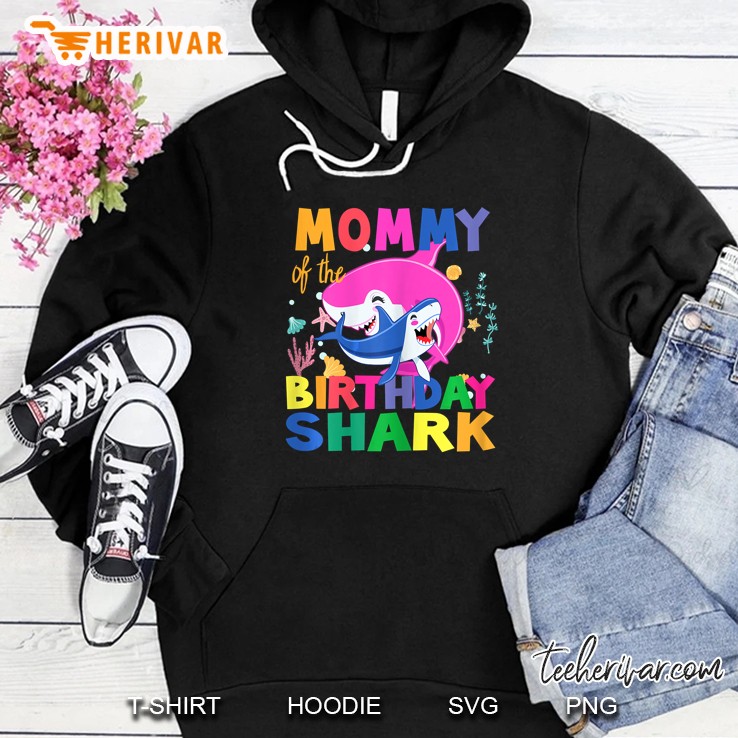 Mommy Of The Birthday Shark Hoodie