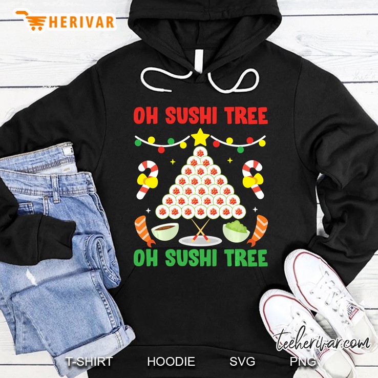 Oh Sushi Tree Oh Sushi Tree Christmas Hoodie