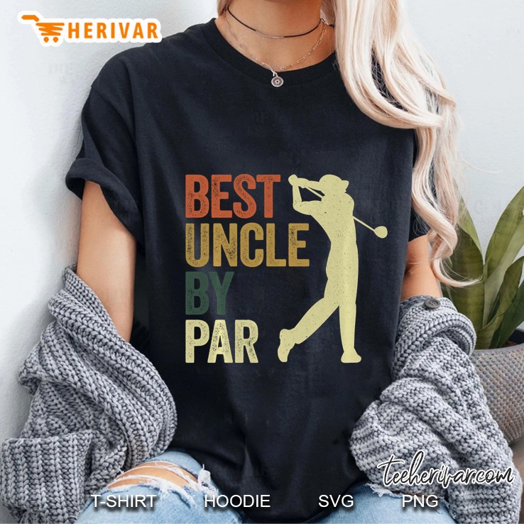 Best Uncle By Par Golfer Vintage Version Ladies Tee