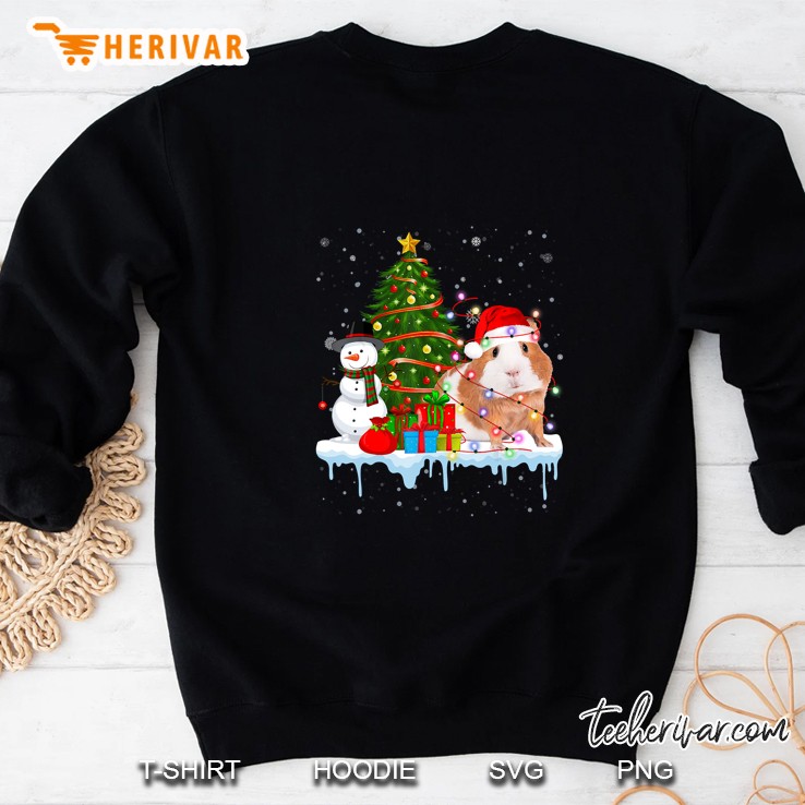 Guinea Pig Santa Hat Christmas Tree Snowman Sweatshirt