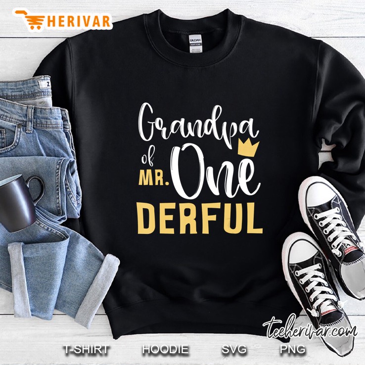 Grandpa Of Mr One Derful Sweatshirt