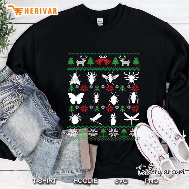 Bug Collector Entomology Christmas Sweatshirt
