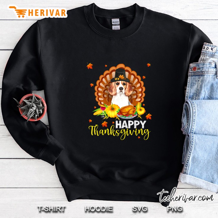 Happy Thanksgiving Beagle Turkey Version Sweatshirt