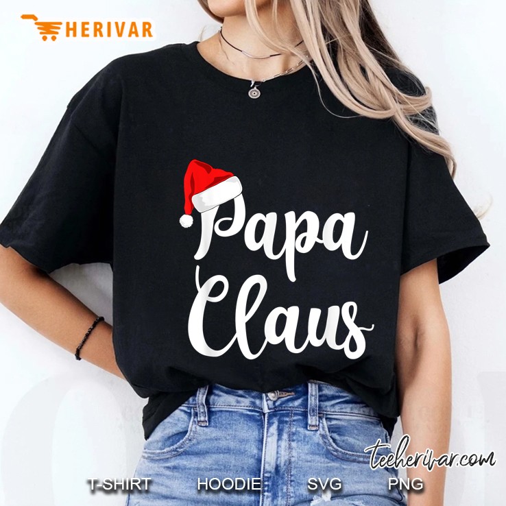 Papa Claus Santa Claus Christmas Ladies Tee