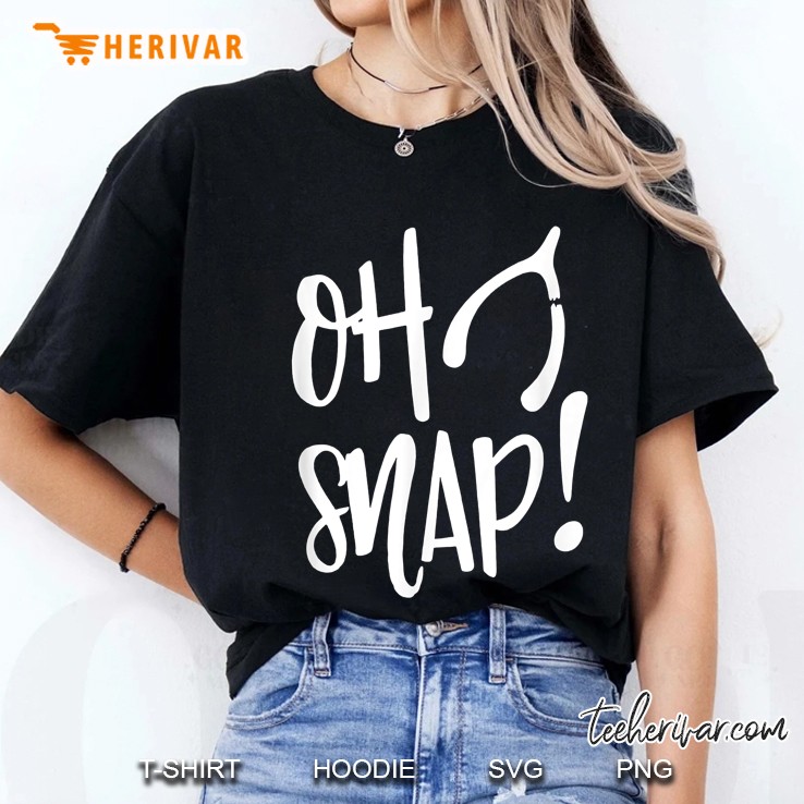Oh Snap Wishbone Funny Thanksgiving Version2 Ladies Tee