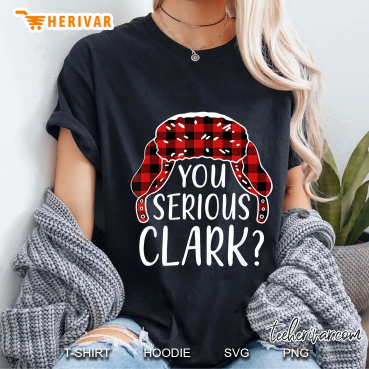 You Serious Clark Plaid Trooper Hat Version2 Ladies Tee