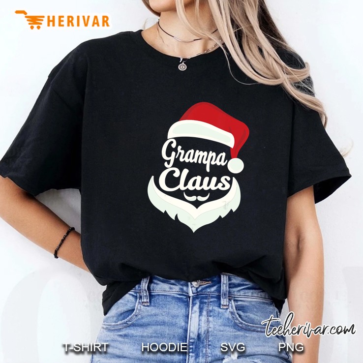 Grampa Claus Santa Christmas Ladies Tee