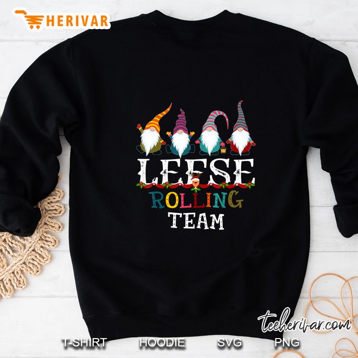 Lefse Rolling Team Gnome Garden Christmas Sweatshirt