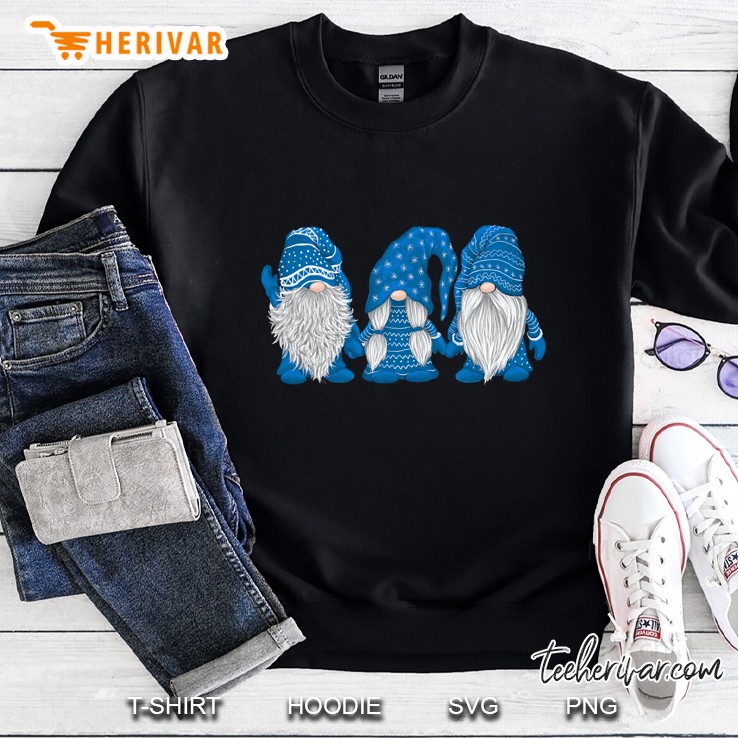 Hanging With Blue Gnomies Crewneck Sweatshirt