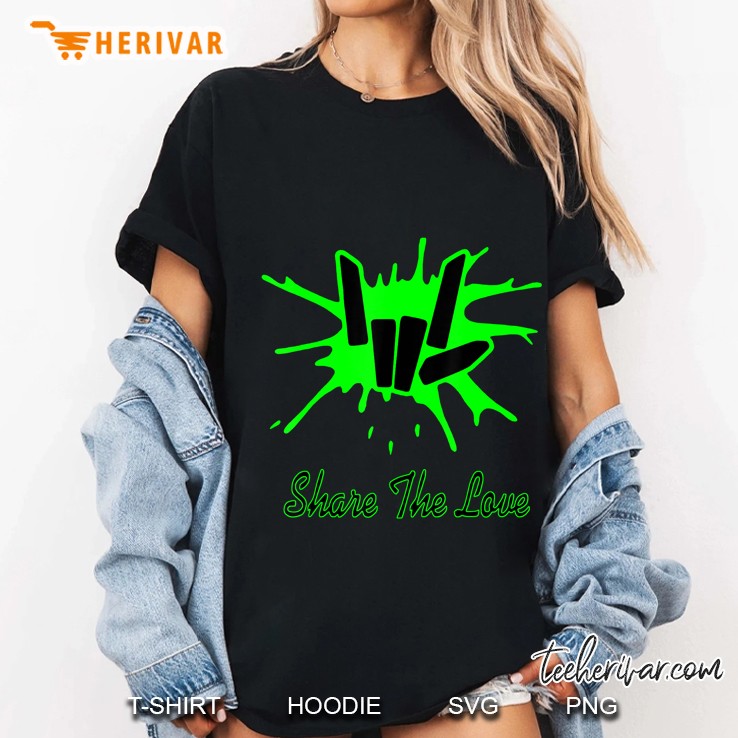 Share The Love Stephen Sharer Version2 Ladies Tee