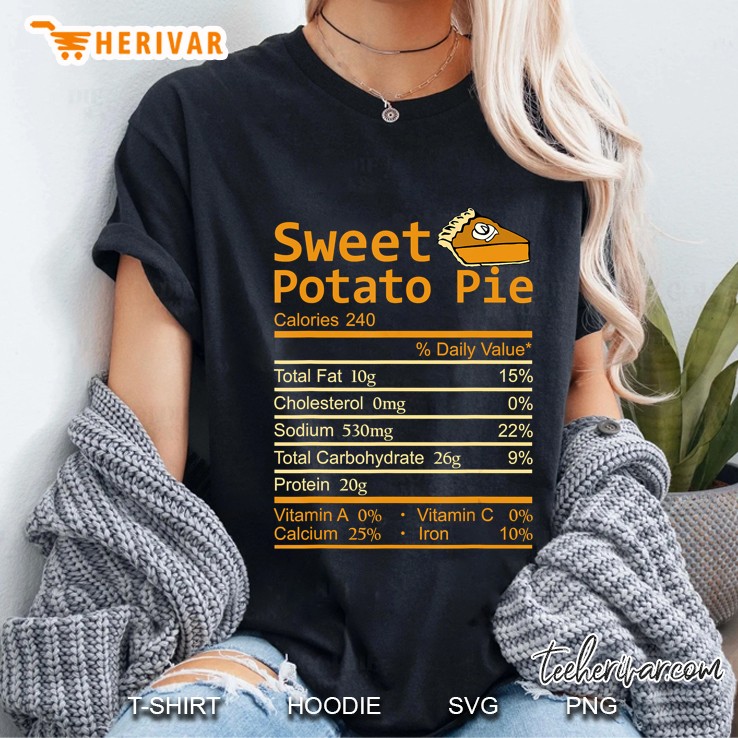Sweet Potato Pie Calories 240 Ladies Tee