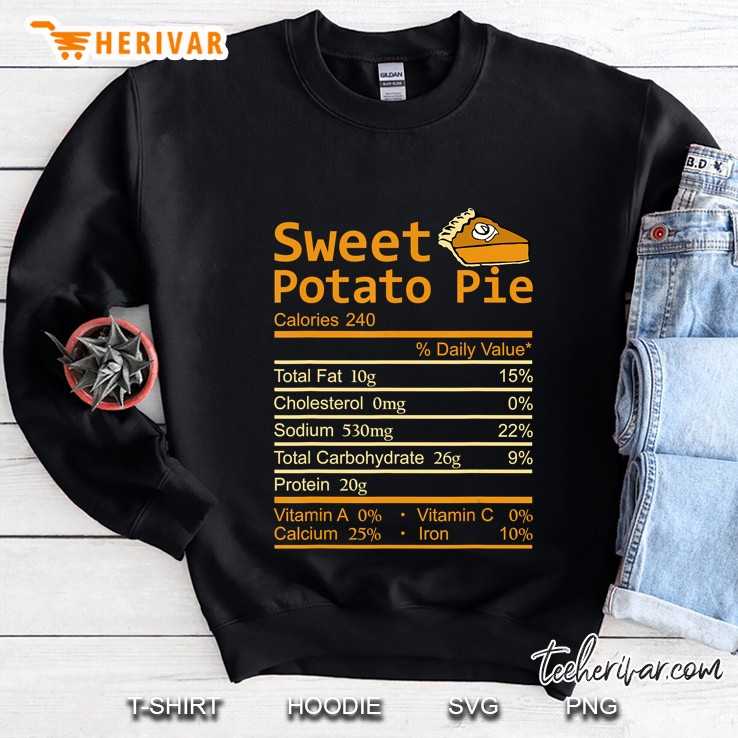 Sweet Potato Pie Calories 240 Sweatshirt