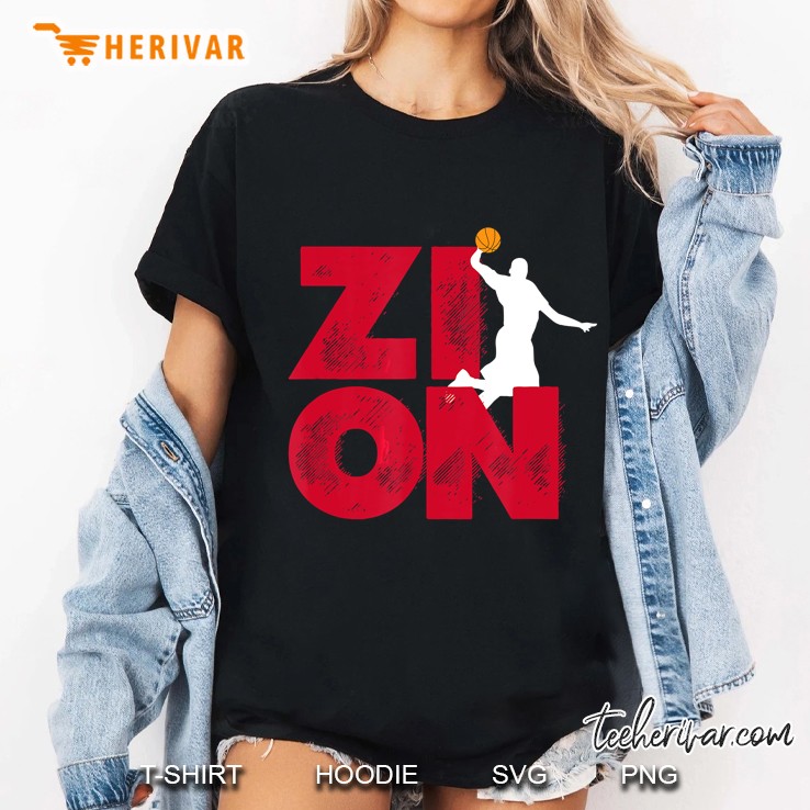 Zion Pelicans Basketball Ladies Tee