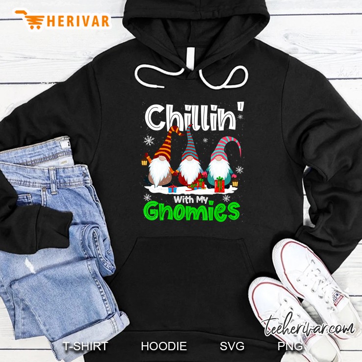 Chillin’ With My Gnomies Christmas Version2 Hoodie