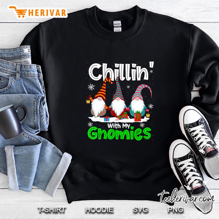 Chillin’ With My Gnomies Christmas Version2 Sweatshirt