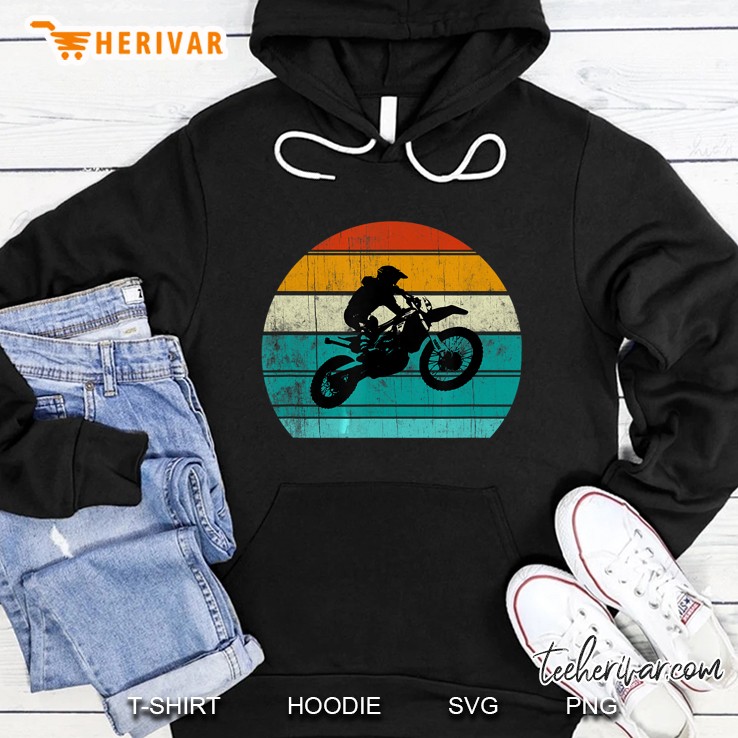 Dirt Bike Motocross Motorcycle Vintage Version Hoodie