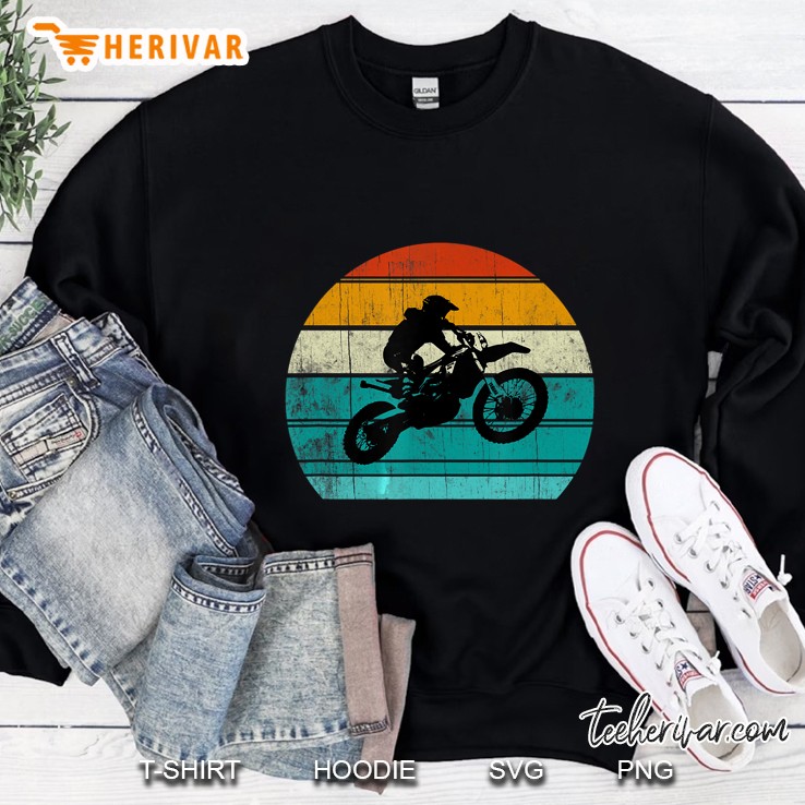 Dirt Bike Motocross Motorcycle Vintage Version Sweatshirt
