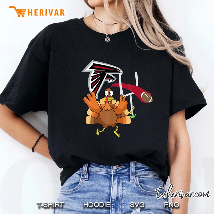 Atlanta Falcons Turkey Thanksgiving Ladies Tee