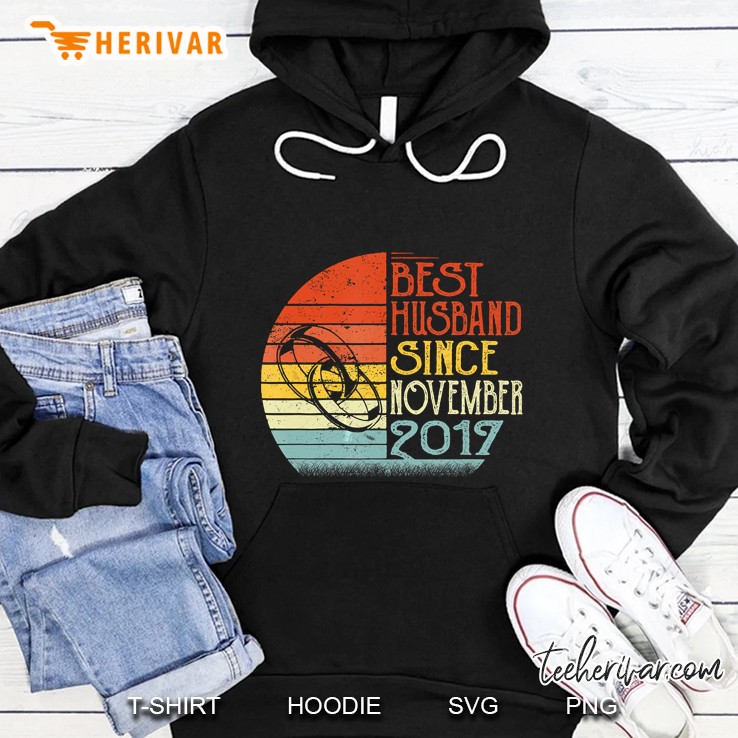 Best Husband Since November 2017 Wedding AnniversaryVintage Version Hoodie