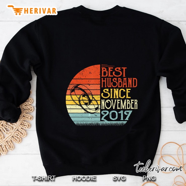 Best Husband Since November 2017 Wedding AnniversaryVintage Version Sweatshirt