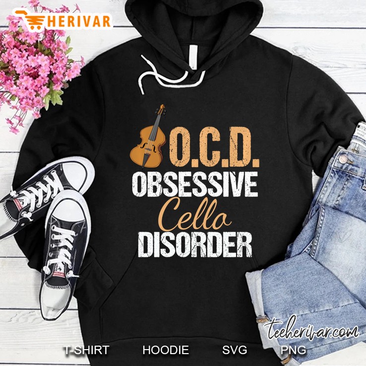 OCD Obsessive Cello Disorder Hoodie