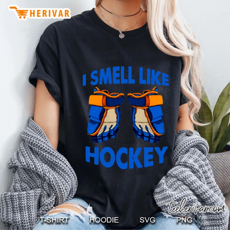 I Smell Like Hockey Ladies Tee