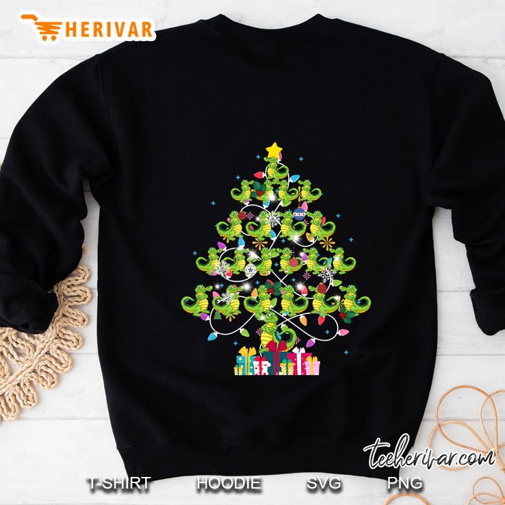Alligator Christmas Tree Sweatshirt