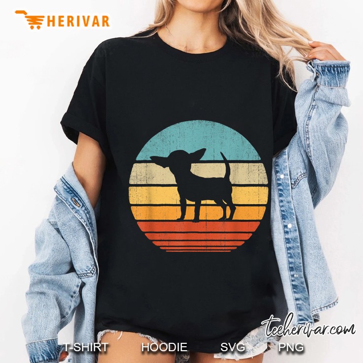 Chihuahua Dog Vintage Version2 Ladies Tee