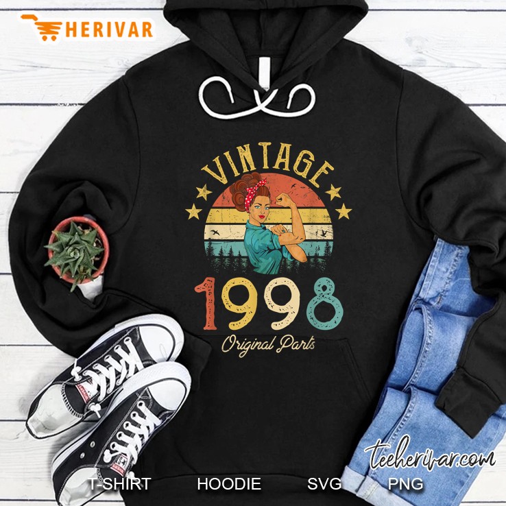 Vintage 1998 Original Parts Strong Women Version Hoodie