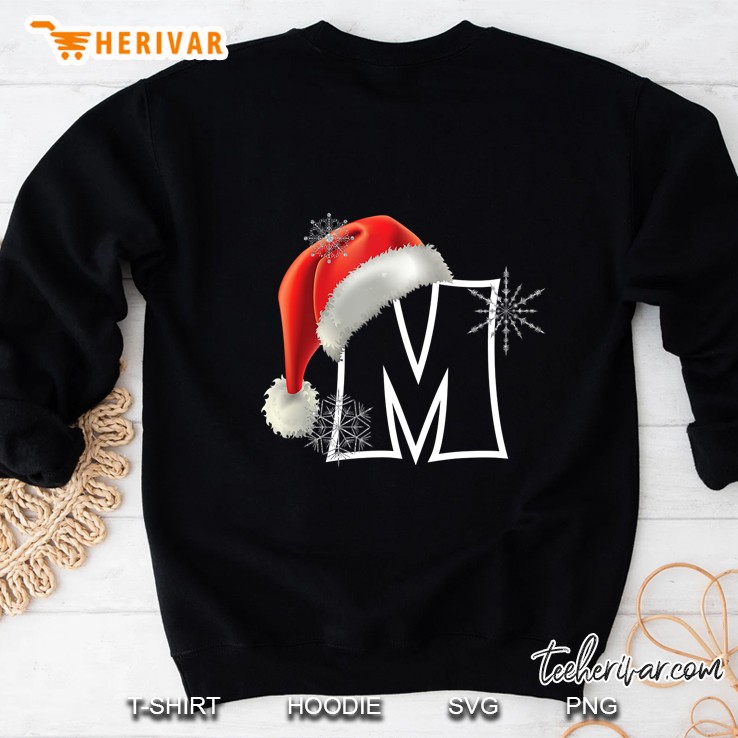 M Santa Monogram Christmas Sweatshirt
