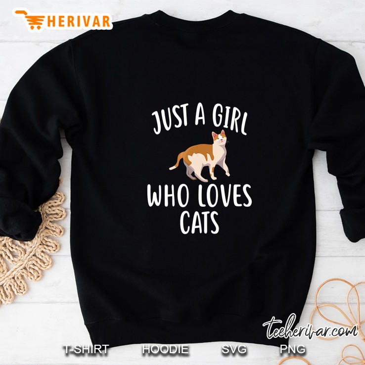 Just A Girl Who Loves Cats Sweatshirt