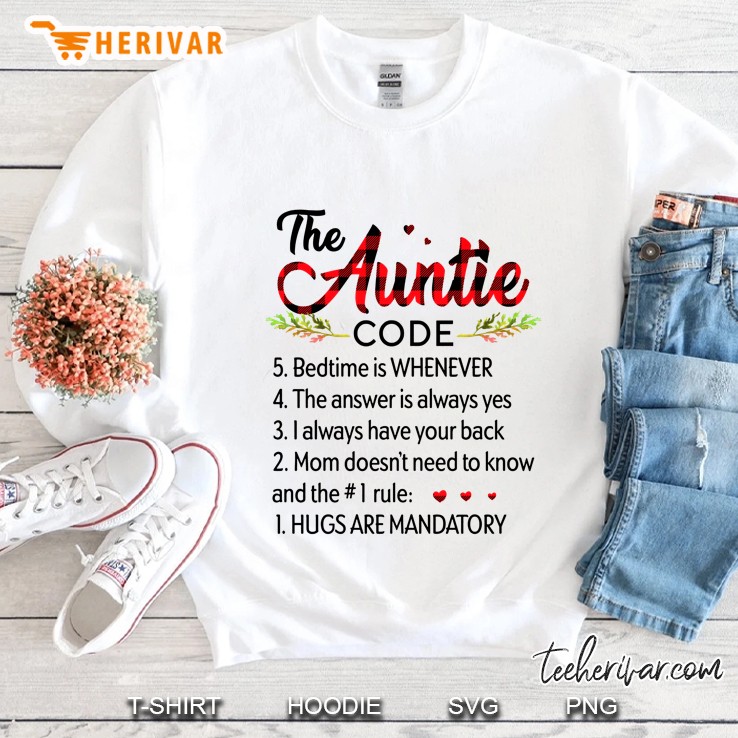 The Auntie Code Plaid Version Sweatshirt
