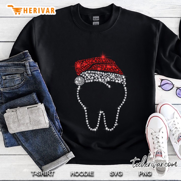 Toothmas Santa Hat Tooth Dental Hygiene Dentist Christmas Sweatshirt