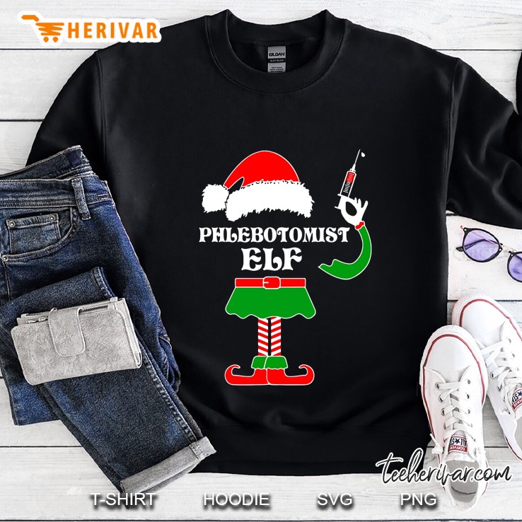Phlebotomist Elf Christmas Sweatshirt