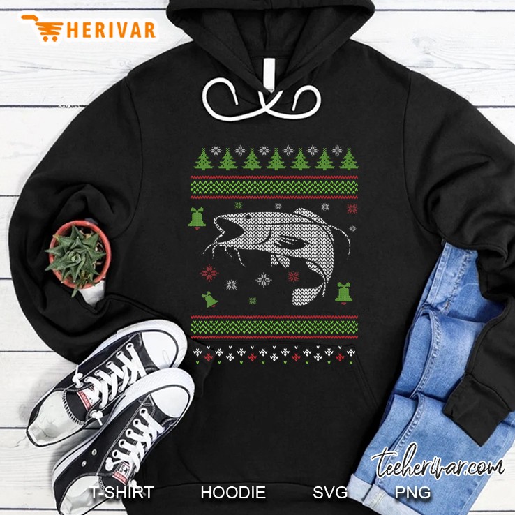 Fish Fishing Christmas Hoodie
