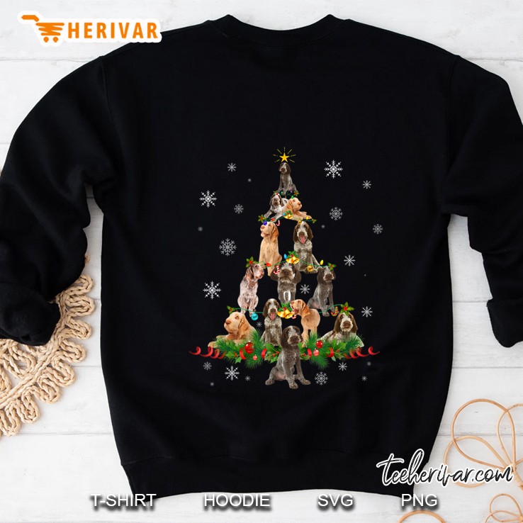 Spinone Italiano Christmas Tree Sweatshirt