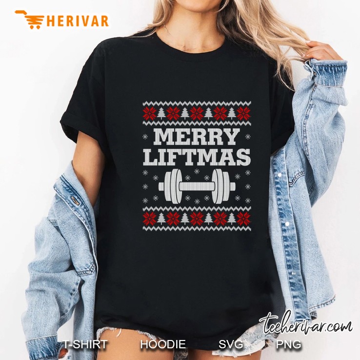 Merry Liftmas Lifting Gym Workout Christmas Version2 Ladies Tee
