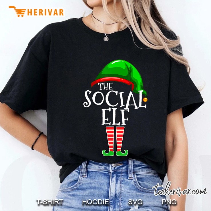 The Social Elf Christmas Ladies Tee