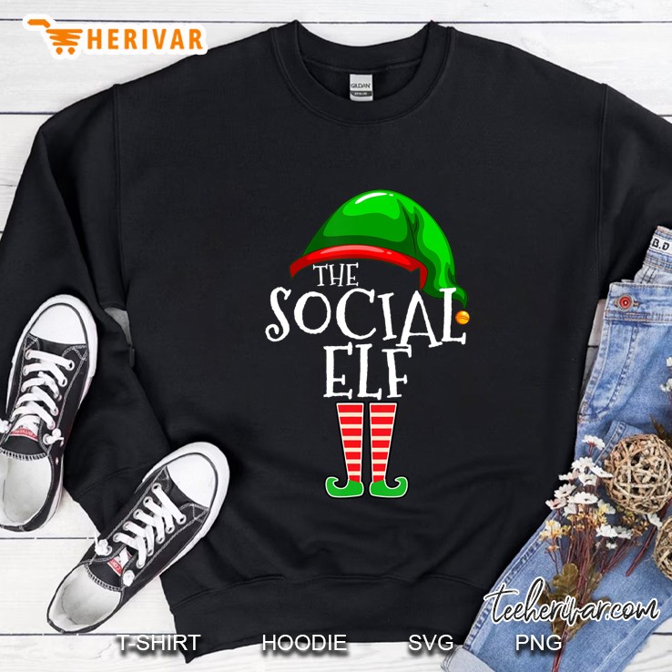 The Social Elf Christmas Sweatshirt