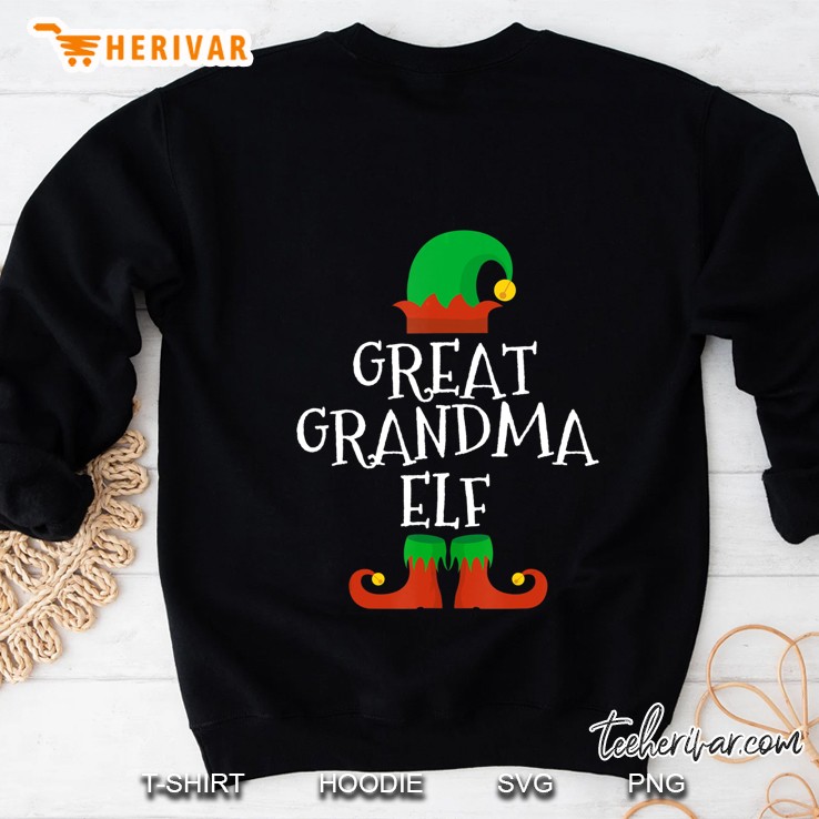 Great Grandma Elf Christmas Sweatshirt