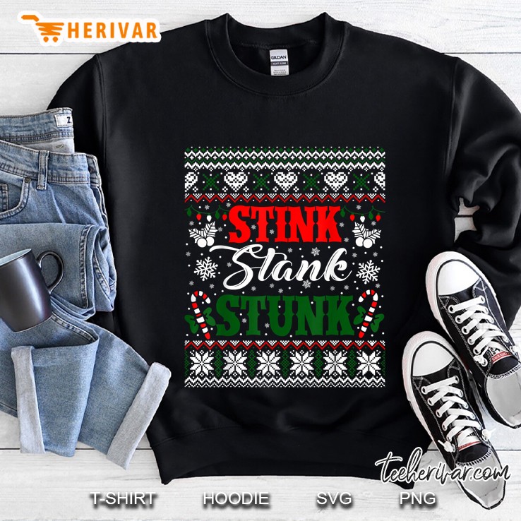 Stink Stank Stunk Christmas Sweatshirt