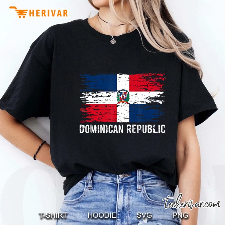 Dominican Republic Flag Ladies Tee