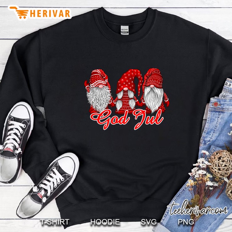 God Jul Norwegian Nisser Sweatshirt
