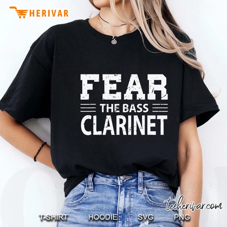 Fear The Bass Clarinet Ladies Tee