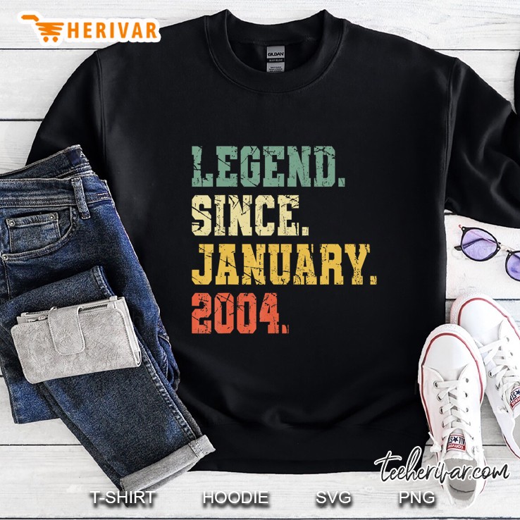 Legend Since January 2004 Vintage Version Sweatshirt