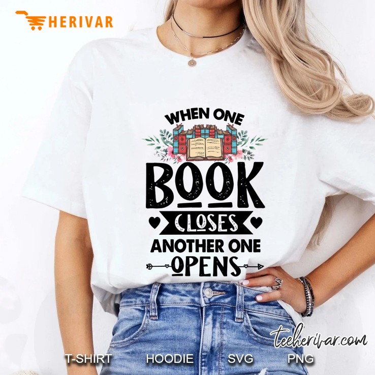 When One Book Closes Another One Opens Ladies Tee