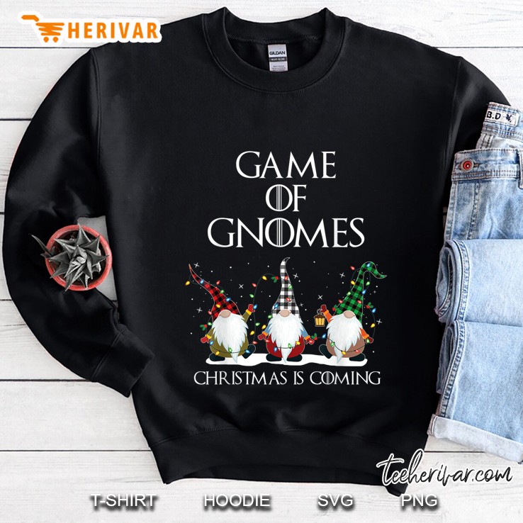 Game Of Gnomes Christmas Is Coming Plaid Gnomes Christmas Lights Version Mugs