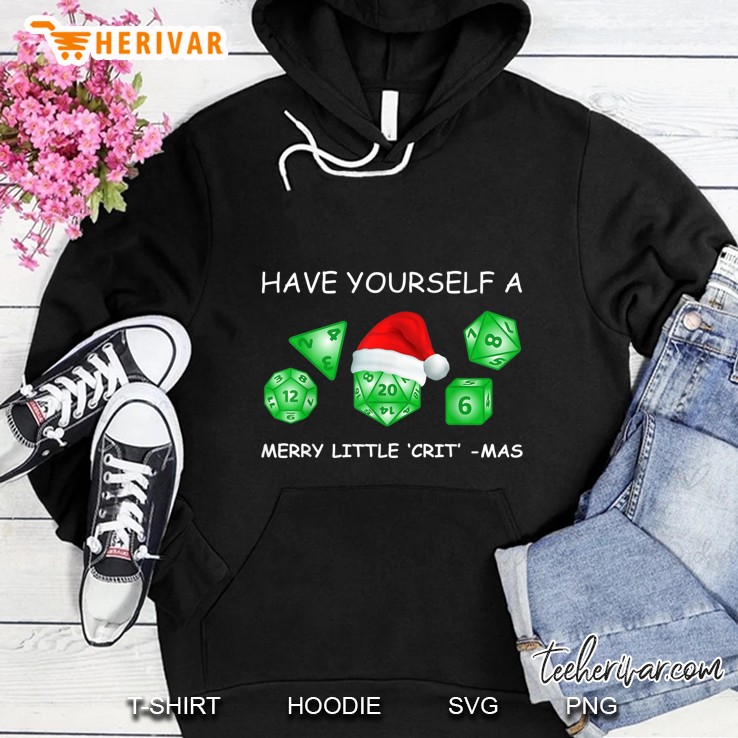 Have Yourself A Merry Little Crit-Mas Christmas Hoodie