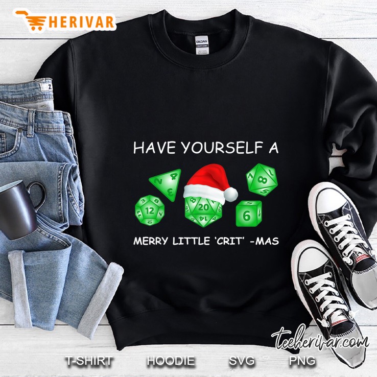 Have Yourself A Merry Little Crit-Mas Christmas Sweatshirt