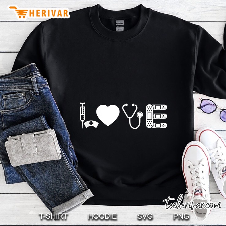 Love Nurse Nursing Student Sweatshirt